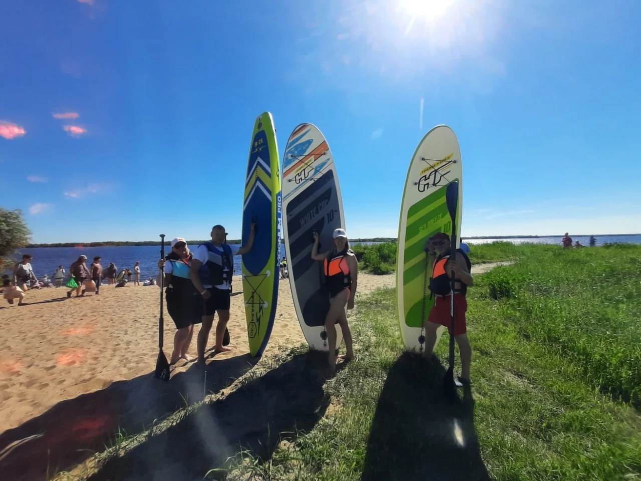 Сапборд на воде